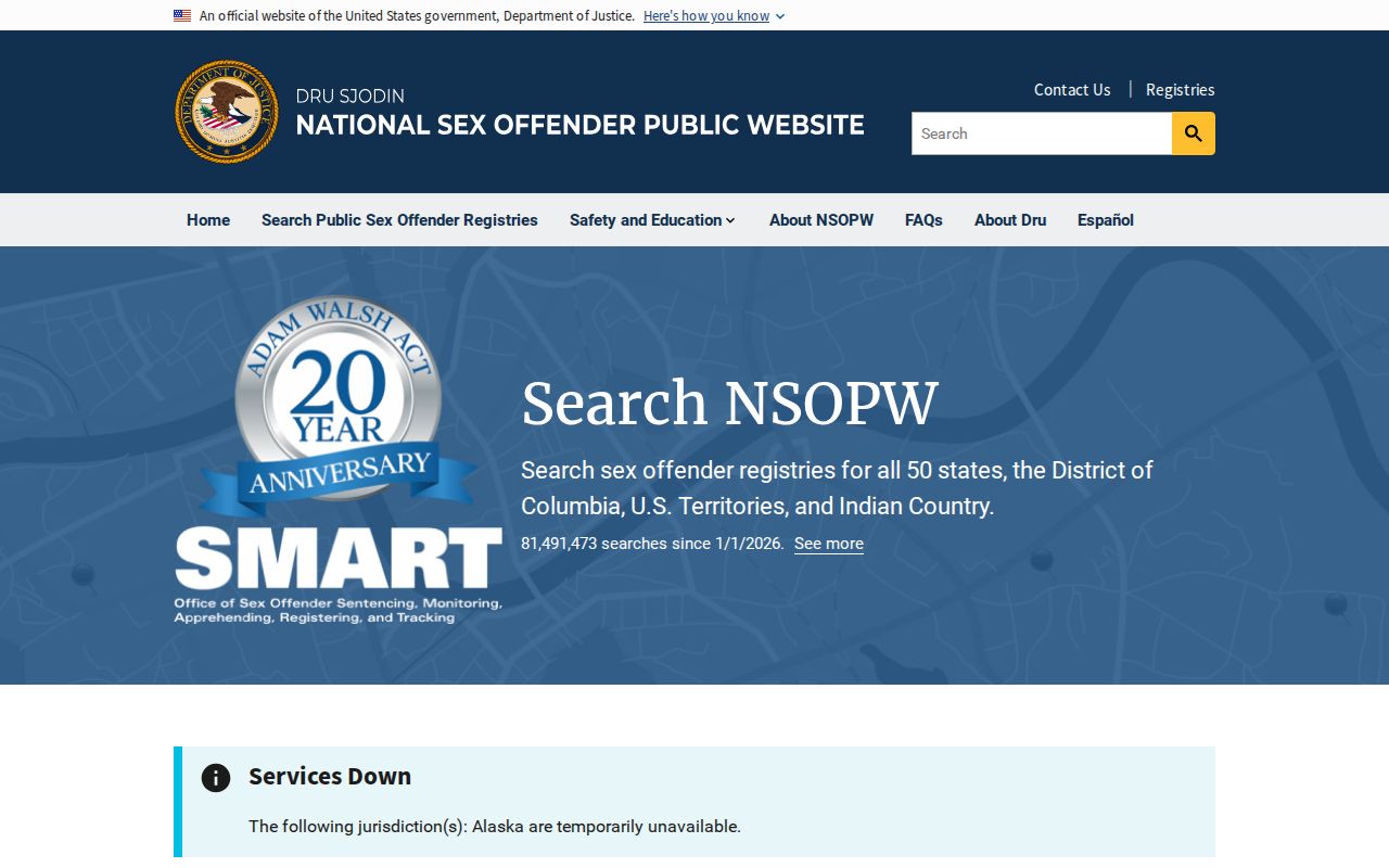 Greene County sex offender check NSOPW national search